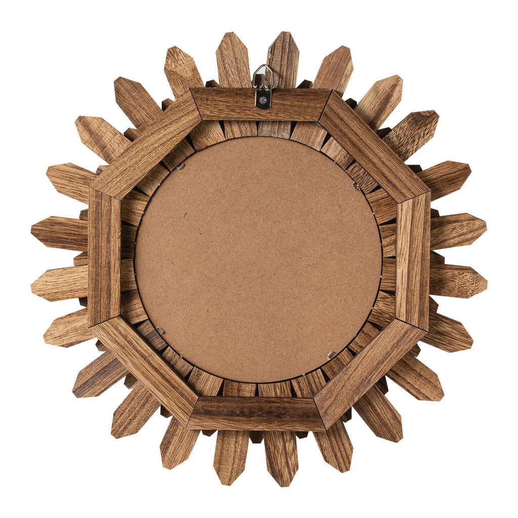Boho Sunburst Wall Mirror, 12 inch