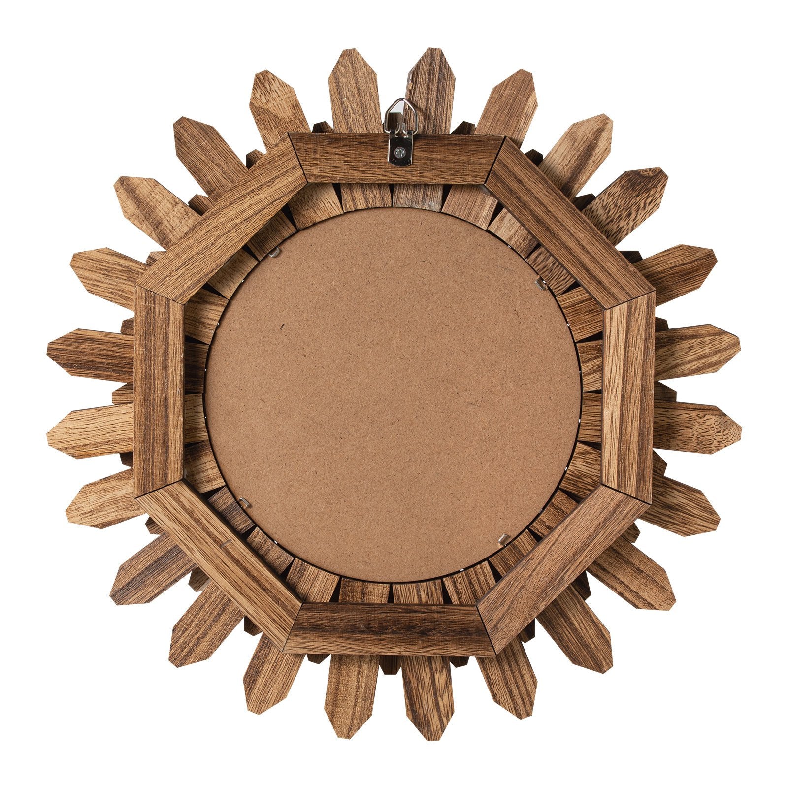 Boho Sunburst Wall Mirror, 12 inch