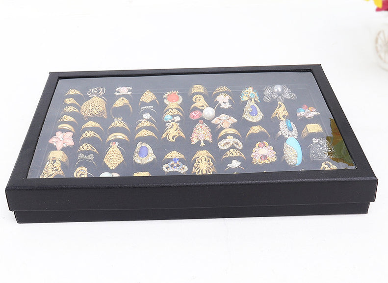 Jewelry Display Tray styled on vanity